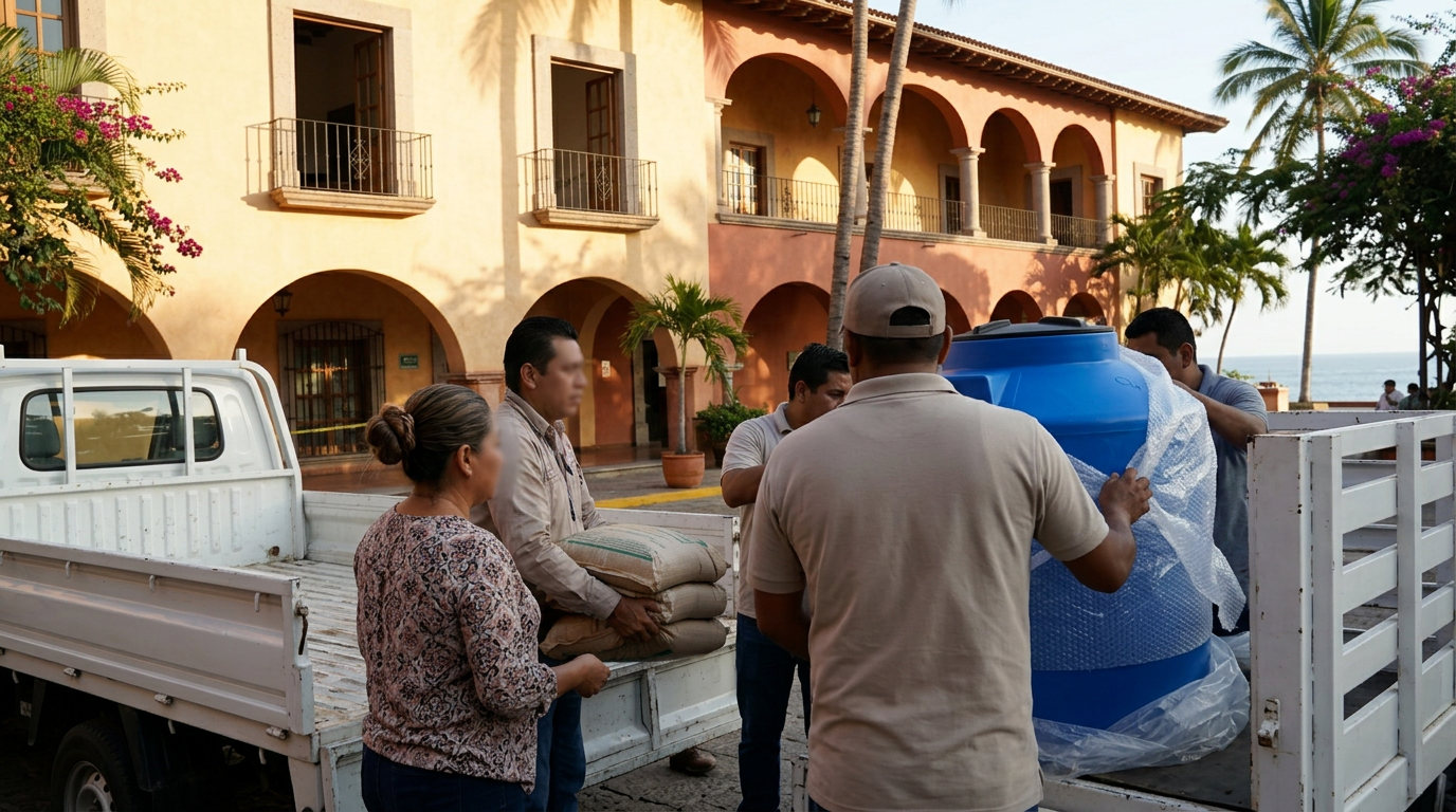 Refuerzan abasto de agua y apoyo a proyectos productivos en la sierra de La Yesca