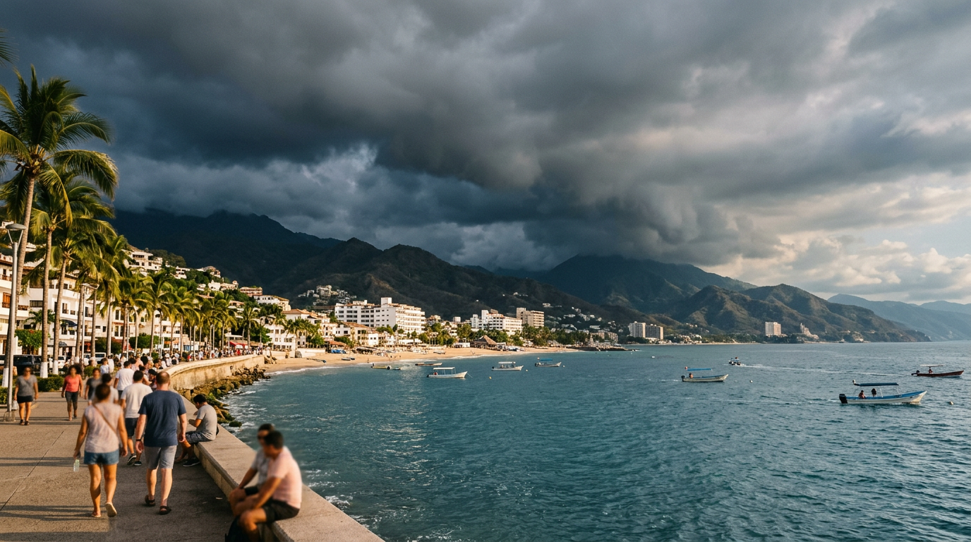 Sábado de bochorno y posibles lluvias: las condiciones del tiempo para hoy en Puerto Vallarta